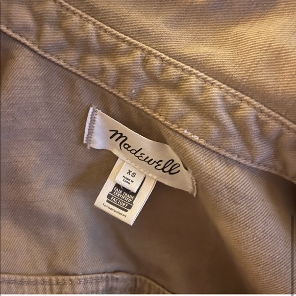 Madewell • Garment-Dyed Coverall Romper - Picture 6 of 9